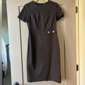 Banana Republic Fitted Dress w/ button detail